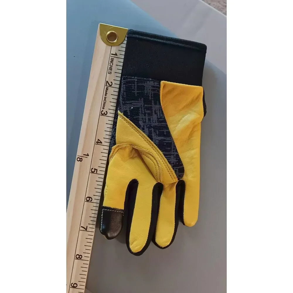 FEISHDEK Kids Size Small Leather Gardening Gloves Gloves 8-12 Years